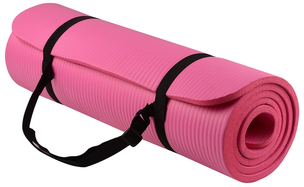 All Purpose 1/2-Inch Extra Thick High Density Anti-Tear Exercise Yoga Mat wit...