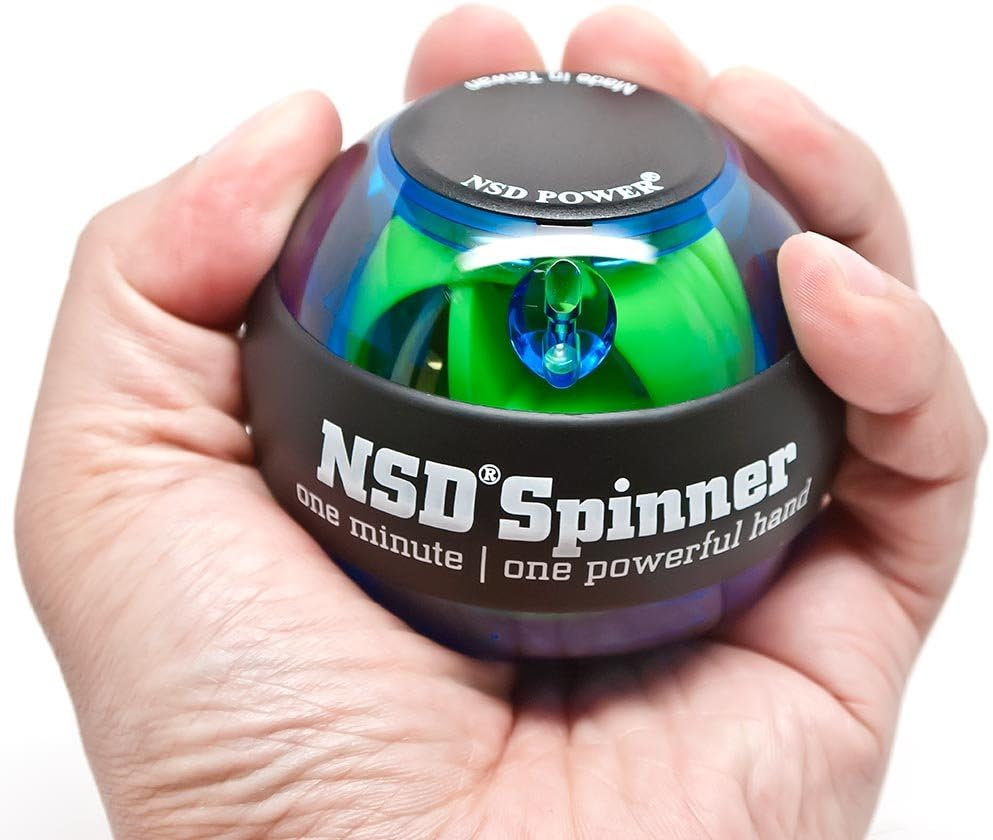Power Essential Spinner Gyro Hand Grip Strengthener Wrist Forearm Exerciser