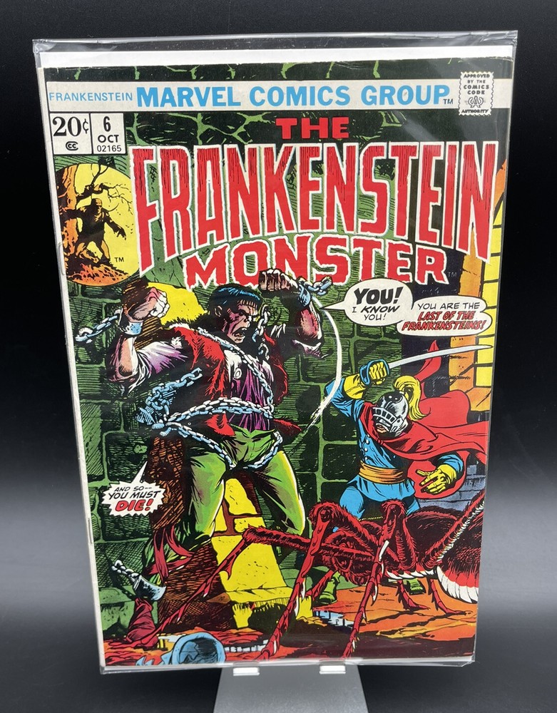 Frankenstein Monster #6 Oct 1973 Marvel Comics Vintage Issue  
