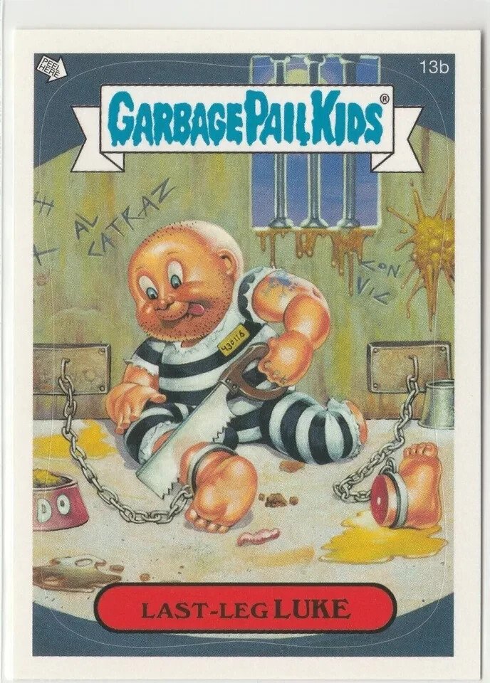 Last-Leg Luke ANS5 Garbage Pail Kids GPK 2006 Series 5 Card