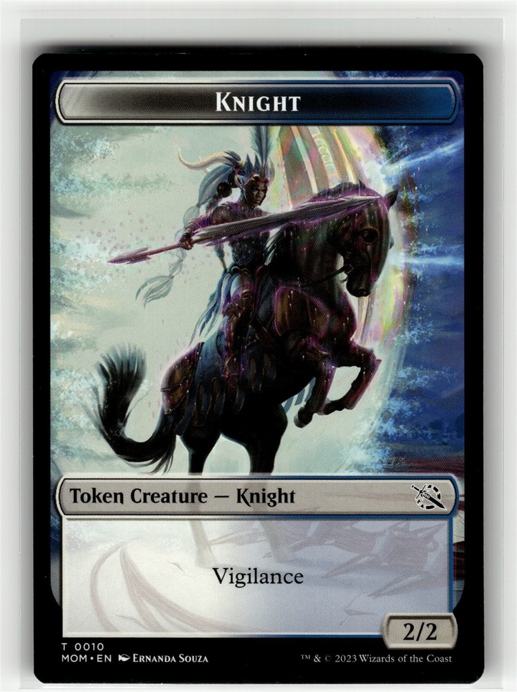 KNIGHT TOKEN March of the Machine #10 MOM(NM+)(MTG)