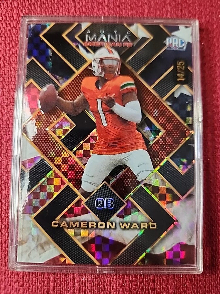 Cameron Ward 2024 Wild Card Automania # AMASQP-CW Refractor 14/25 PRC