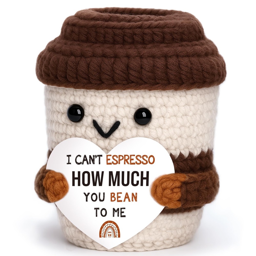 Mini Valentines Day Gifts for Him Her Couple Boyfriend Girlfriend Brown White