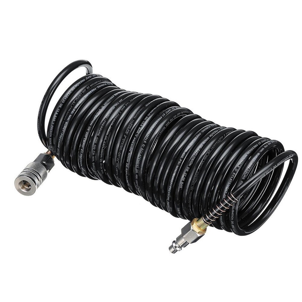 Bendable Air Hose Coupler for Durable Pneumatic Inflating Coil Adapter