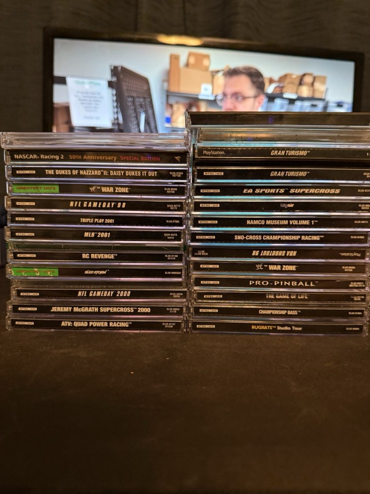 PlayStation 1 (PS1) Game Bundle – ~25 Games – Lot Sale Untested