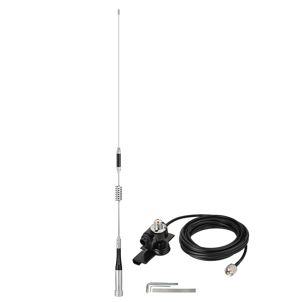 Vehicle Ham Radio Mobile Radio Antenna VHF UHF 136-174MHz 400-470MHz Car Truc...