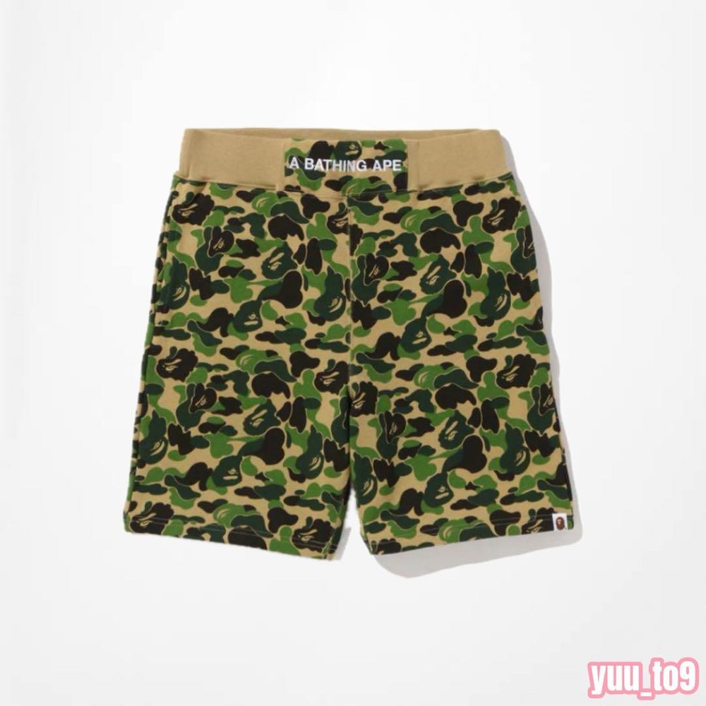 BAPE ABC Camo Sweat Shorts Unused M-11CA3