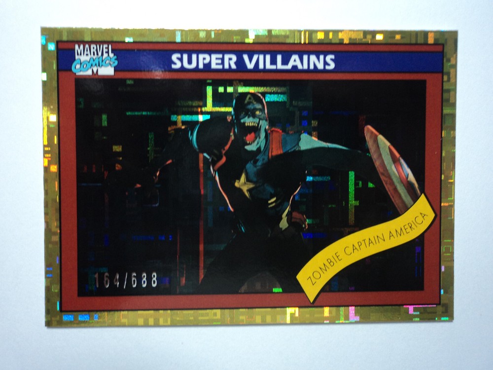 2023 Upper Deck Marvel What If? Dimensions Gold #25 Zombie Variant Card 164/688