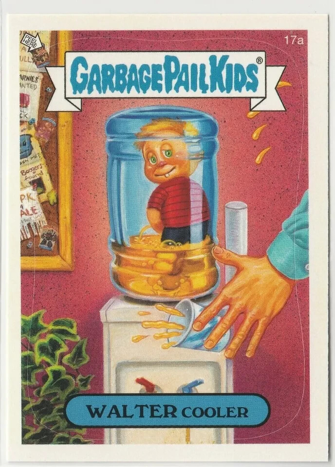 Vintage 2005 Walter Cooler #17a Garbage Pail Kids ANS4 Series Card