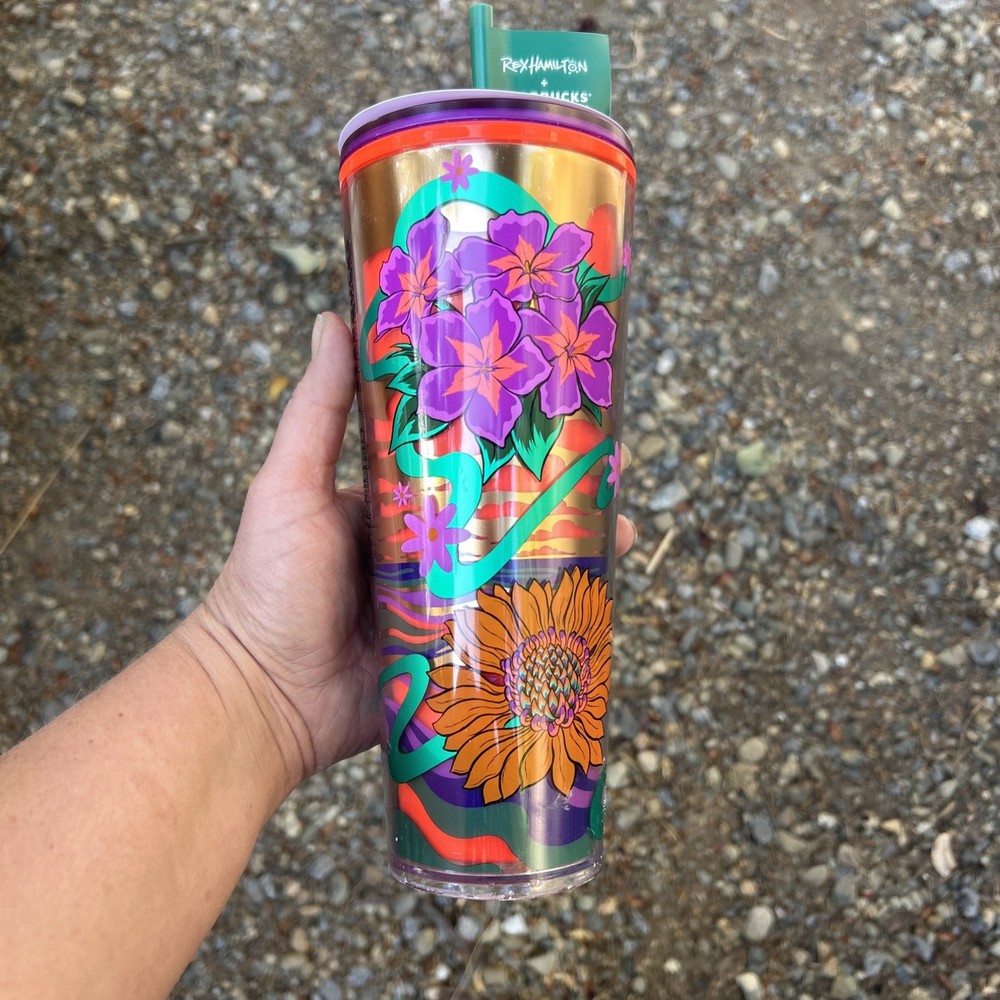 Starbucks Rex Hamilton Texas Wildflowers Tumbler 2024 Limited Edition
