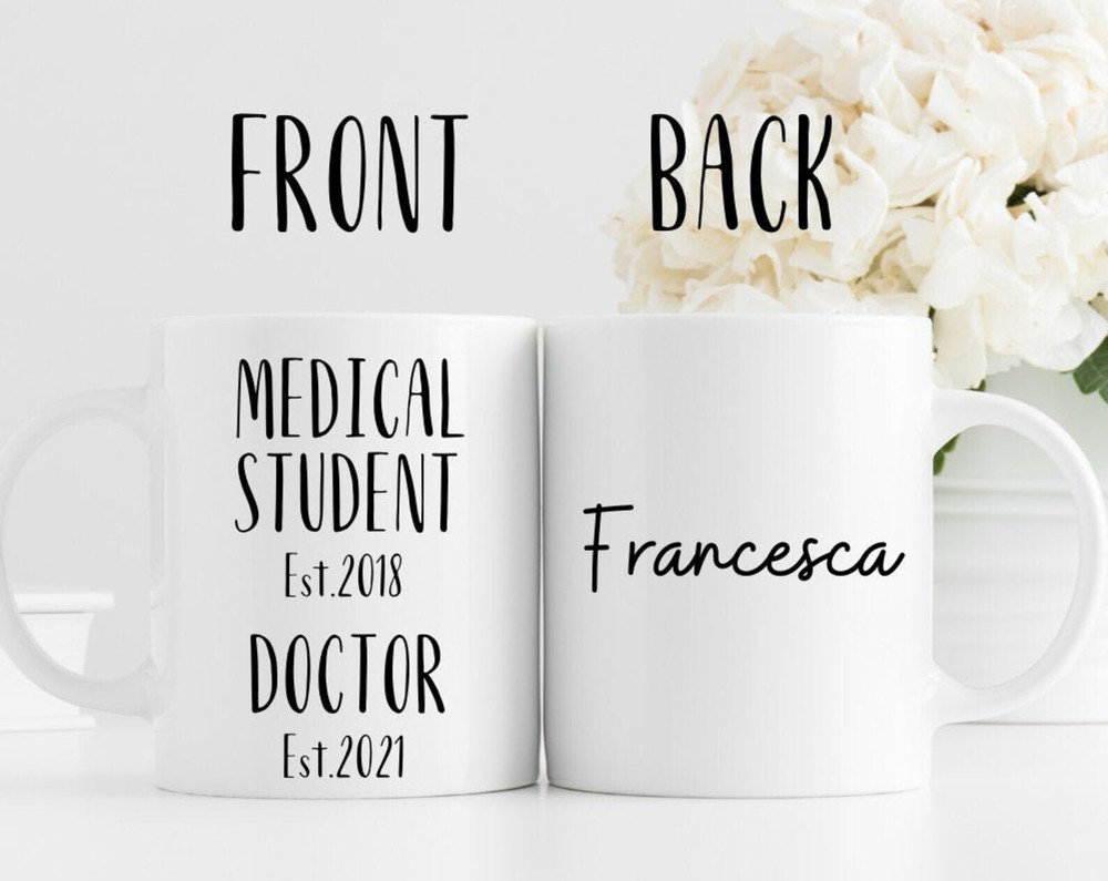 Personalized Doctor Mug Doctor Est Coffee Mug Custom Doctor Name Mug Med School