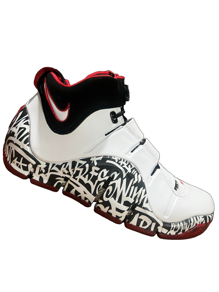 NIKE ZOOM LEBRON 4 RETRO NYC GRAFFITI IV KING JAMES DJ4888-100 MEN SIZE 10.5