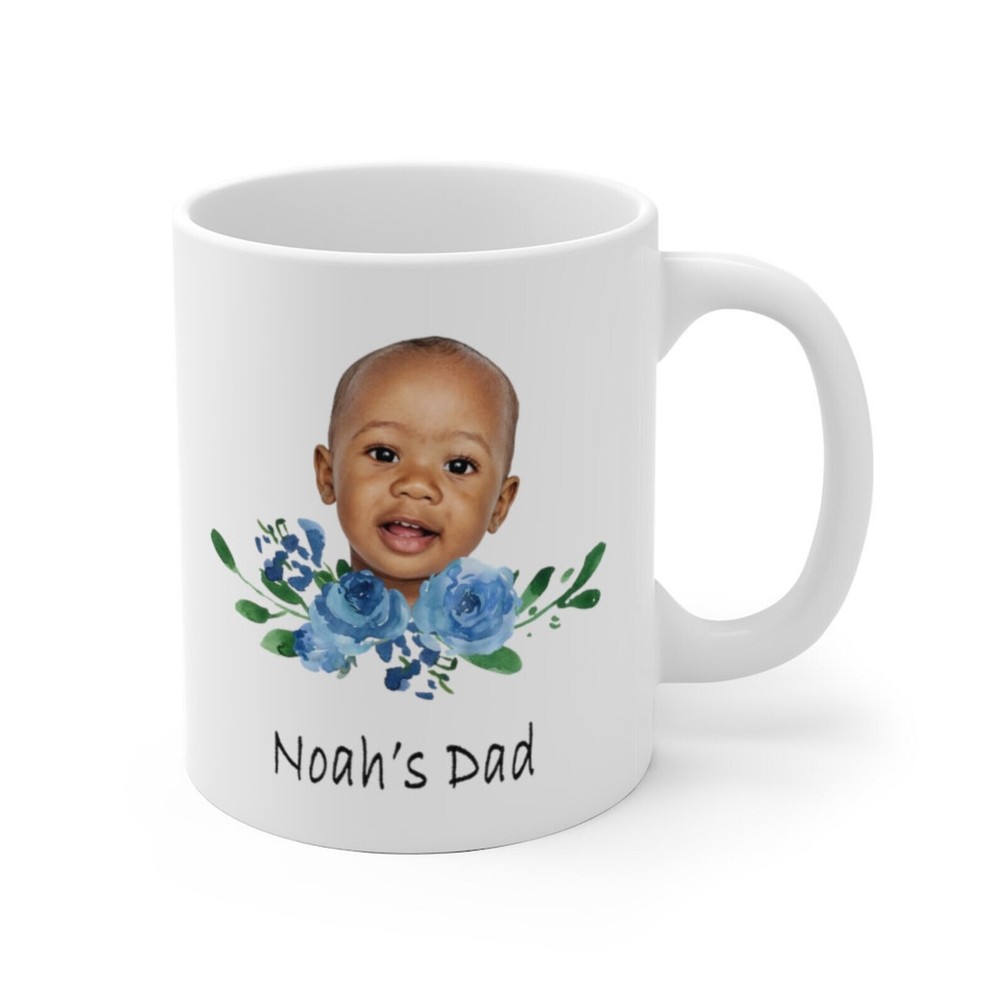 Baby Photo Gift For Dad Baby Boy Photo Mug Gift Dad Mug Fathers Day Mug