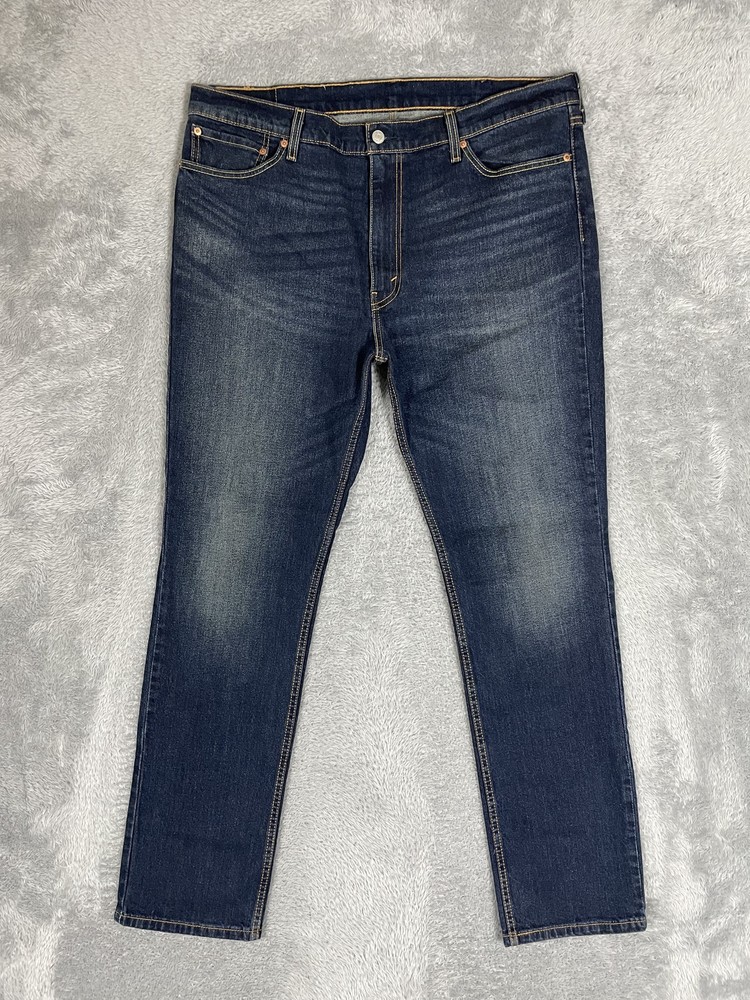 Levis 511 Jeans Mens 40x32 Blue Slim Fit Stretch Denim Tapered Leg - READ