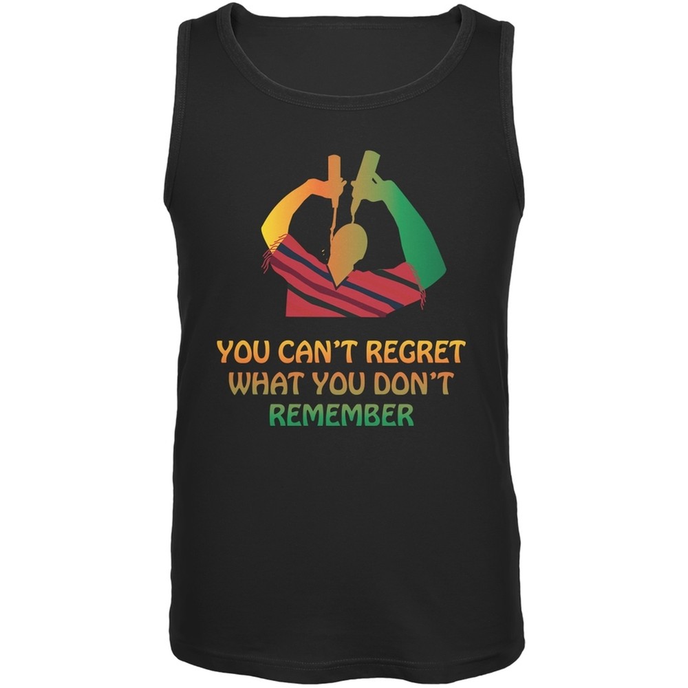 Can't Regret Cinco De Mayo Black Adult Tank Top