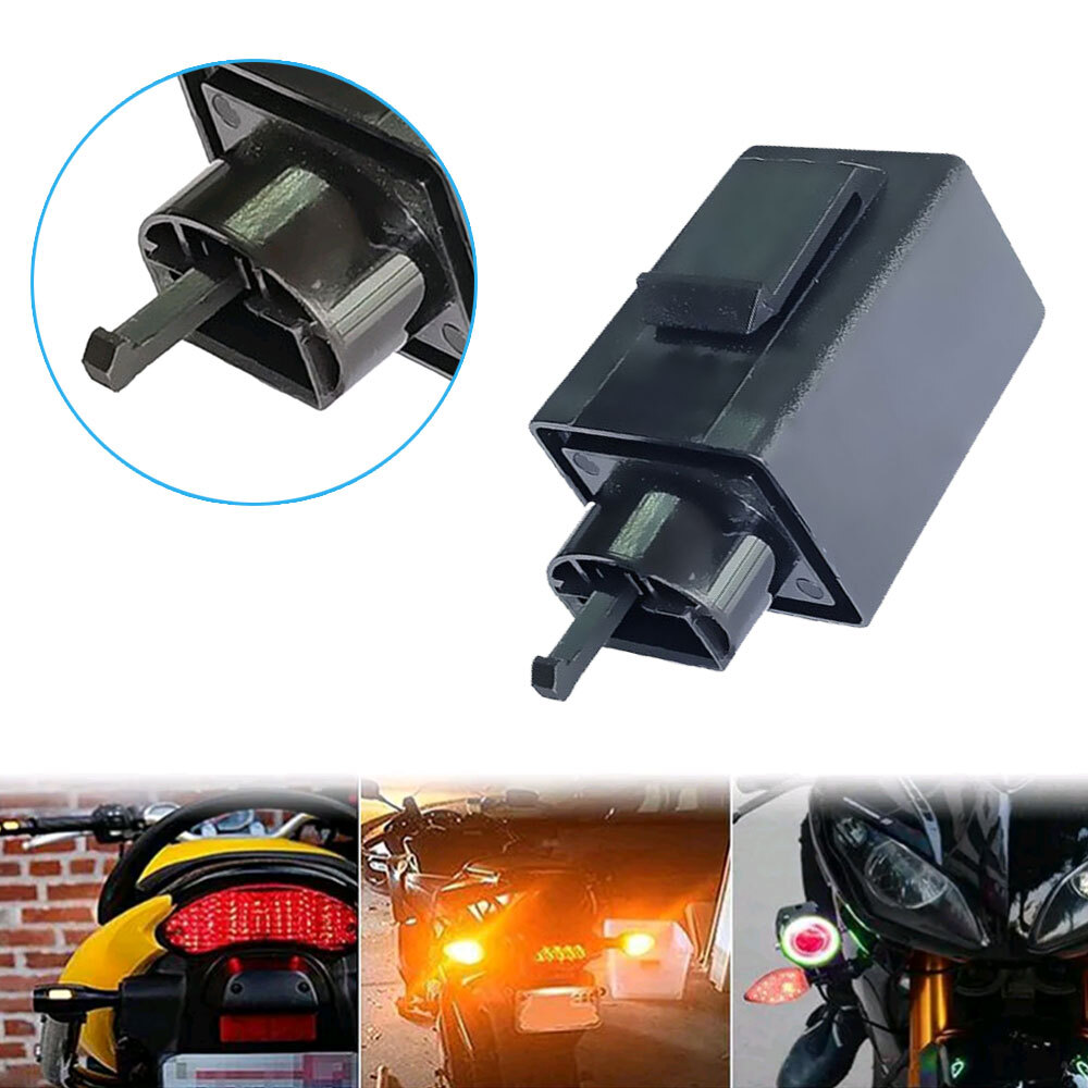 3 Pin LED Blinker Relay Universal Motorcycle Turn Signal Flasher