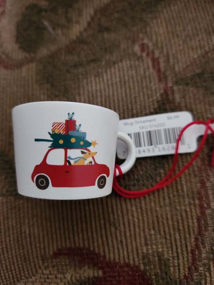 Caribou Coffee 2016 Mug Ornament NEW
