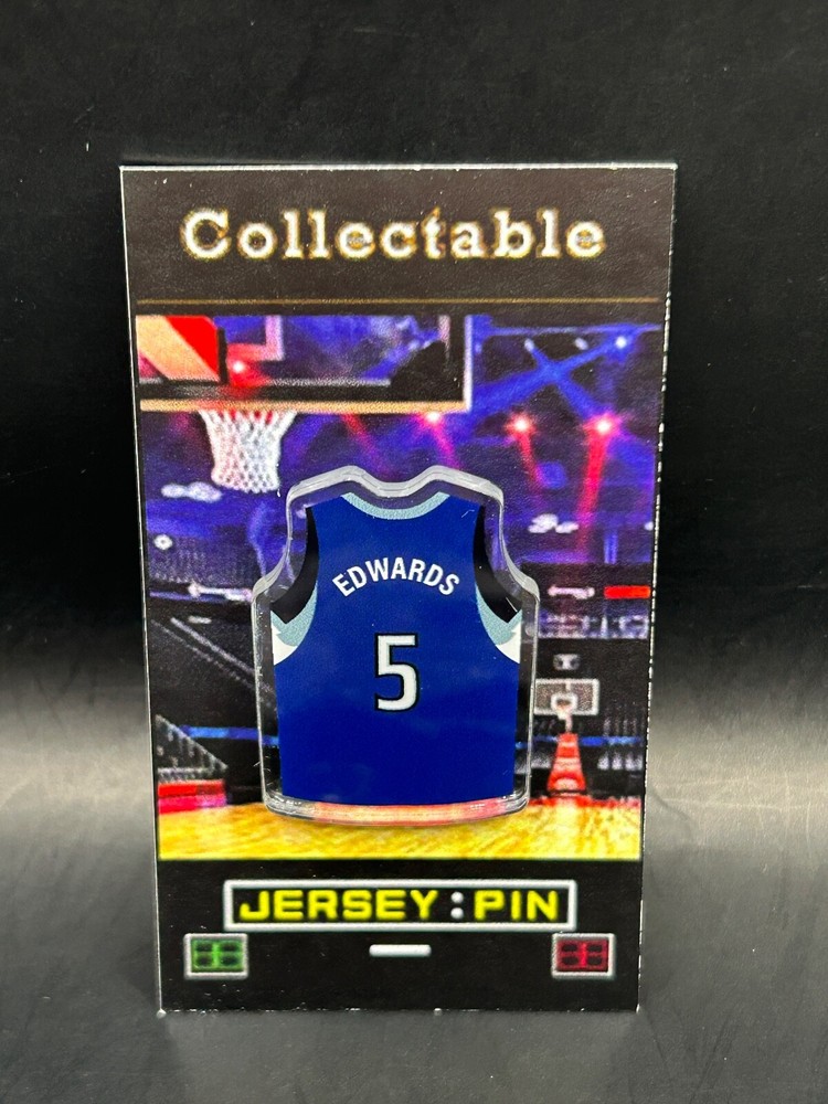 Anthony Edwards Minnesota Timberwolves collectible jersey lapel pin - Classic ANT design