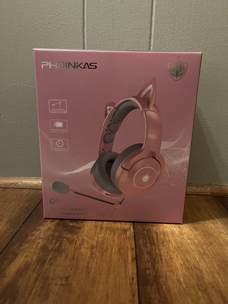 Gaming Headphones Removable Microphone ￼￼