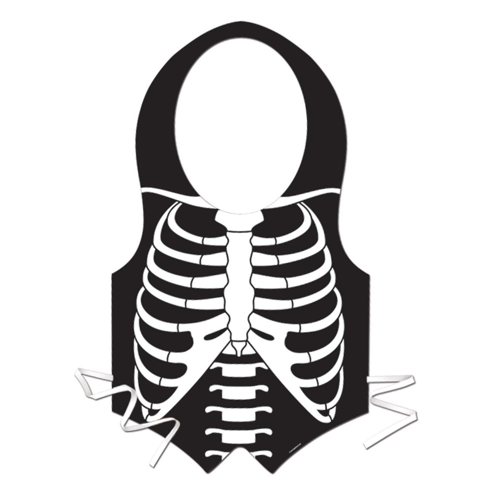 Beistle Plastic Skeleton Rib Cage Vest - Halloween | Party Supply | Decoration