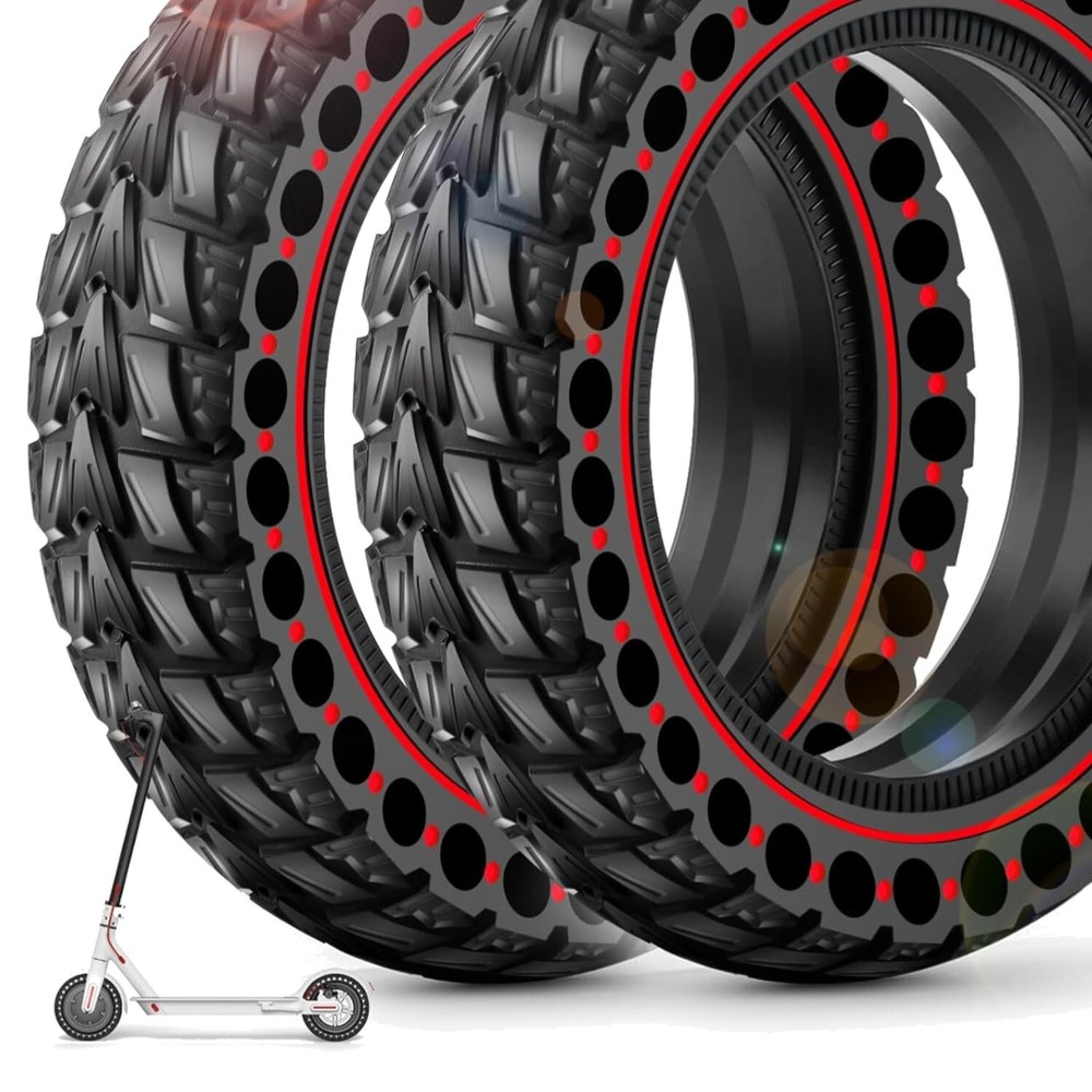 Reliable 50/75-6.1 Solid Scooter Tires - Safe, Durable & Easy Install