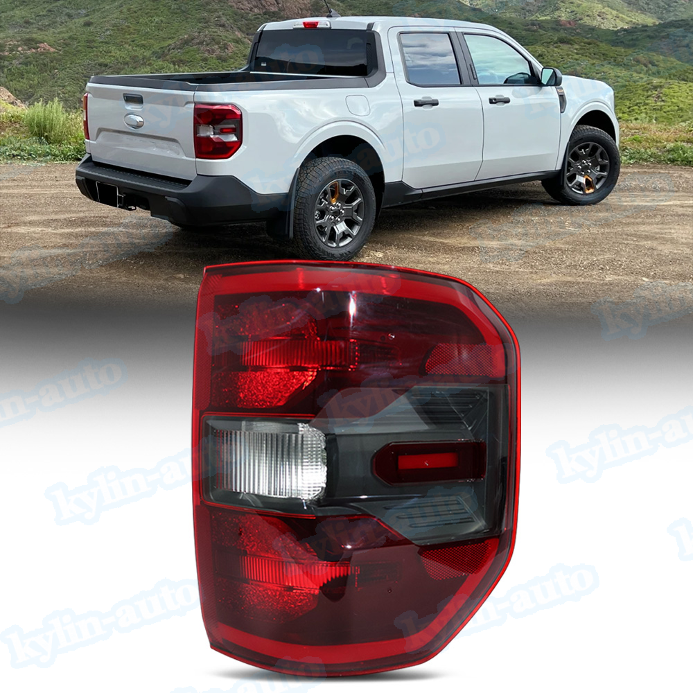 Right Passenger For 2022-2025 Ford Maverick Red Smoked LED Tail Light Lamp