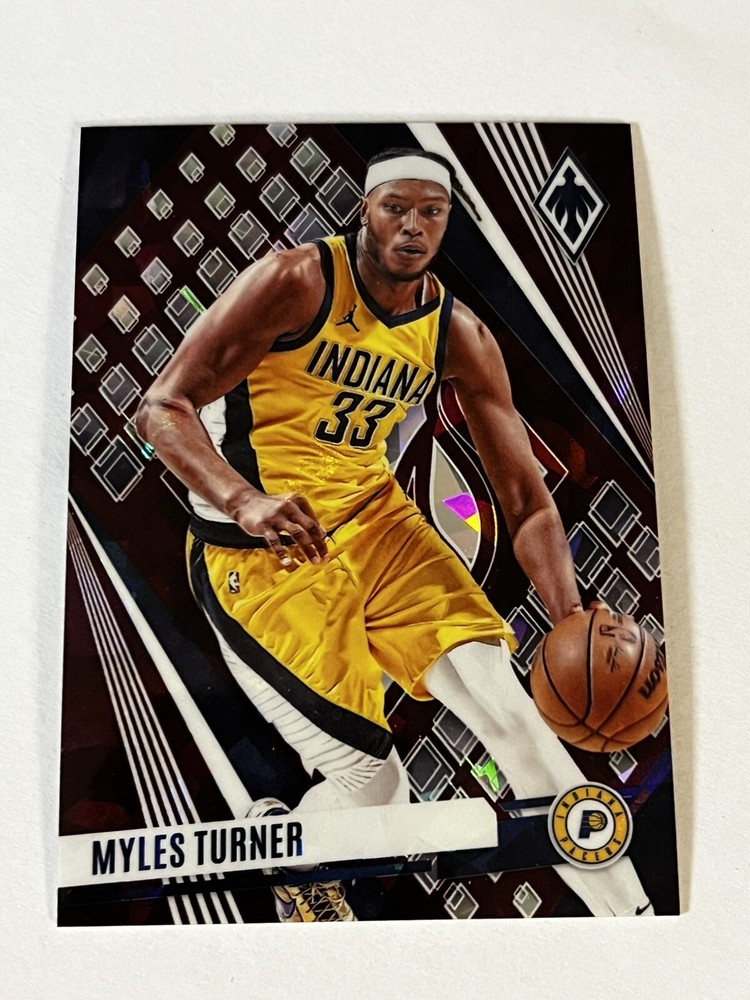 2023-24 Panini Phoenix (Debut) MAROON ICE PRIZM SP #d/275 🏀 Myles Turner