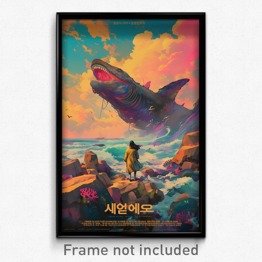 Korean Movie Poster - Neglected Sea Wreck (Korea Retro Film Art Print)