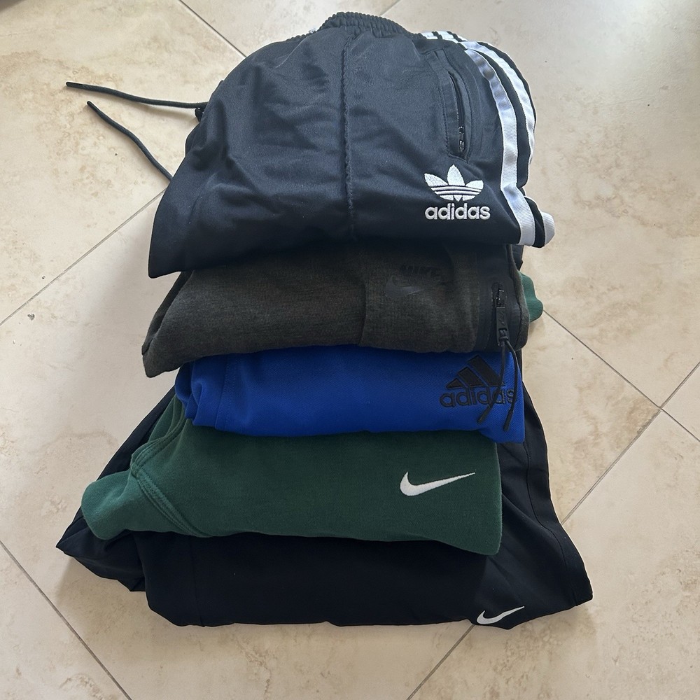 Mens Nike Adidas Track Pants/Sweat Pants Size S/M Lot Of 6) Small/medium