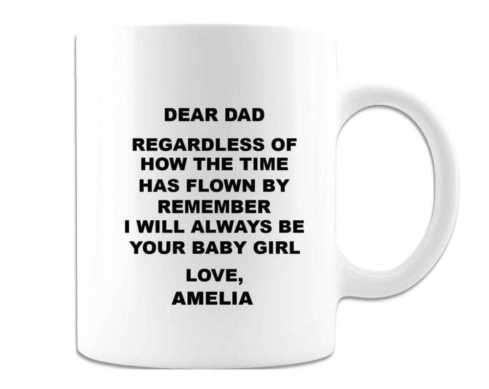 Personalized Dad Mug Gift Cute Gift For Father's Day Dad Gift From Daughter I'll