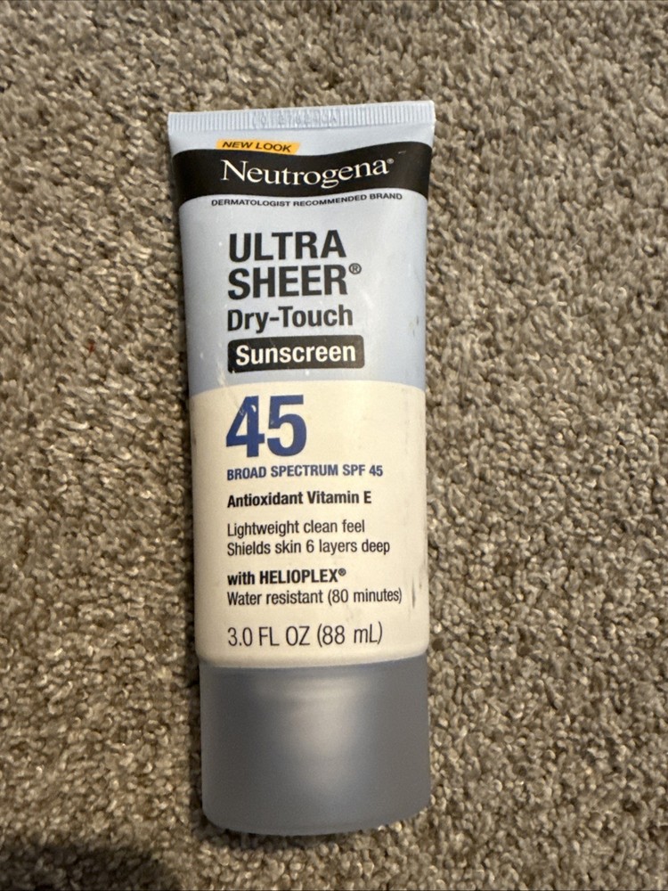 Neutrogena Ultra Sheer Dry-Touch SPF Sunscreen Lotion 3 oz Broad Spectrum UVA UVB Protection