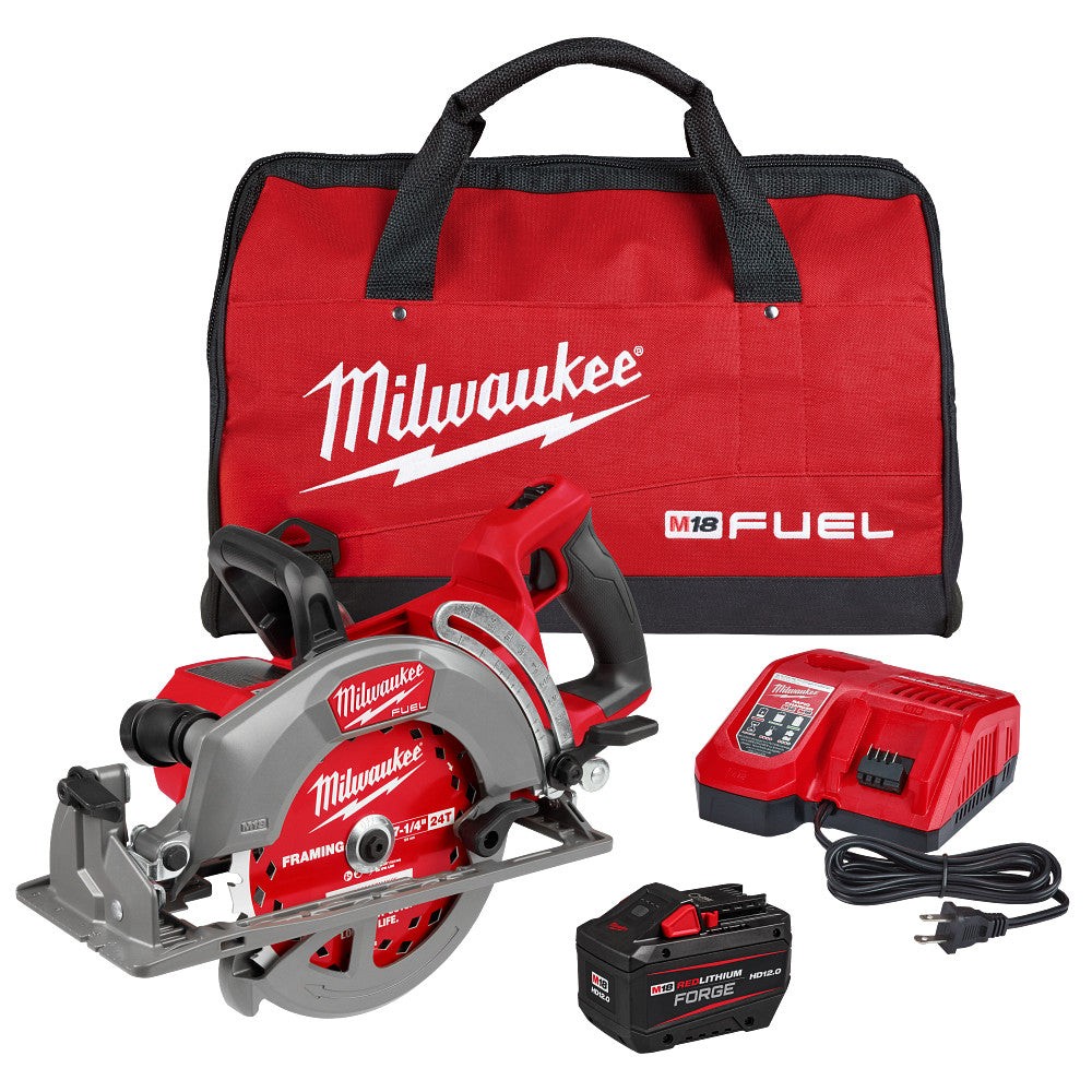 Milwaukee M18 FUEL 18V 7-1/4 Rear Handle Circular Saw Kit 2930-21HD