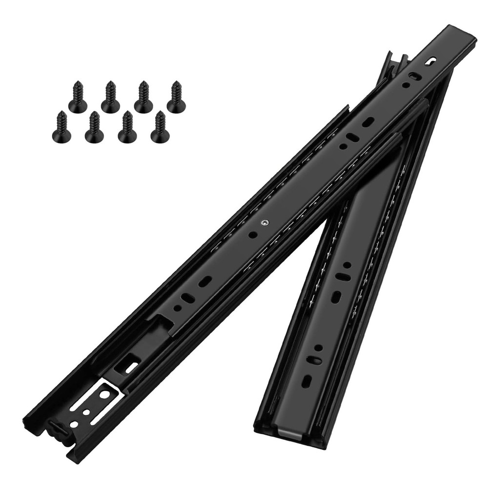 16-Inch Full Extension Side Mount Ball Bearing Drawer Slides 1 Pair-image