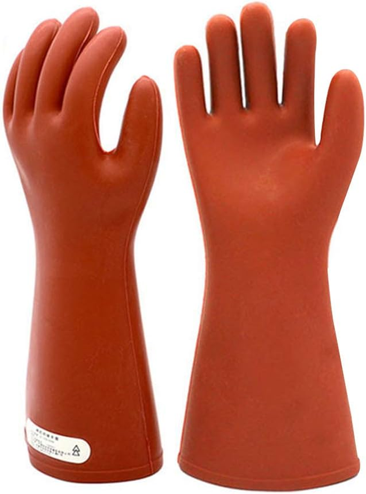 Electrical Insulated Rubber Gloves Electrician 12KV High Voltage Safety Protecti