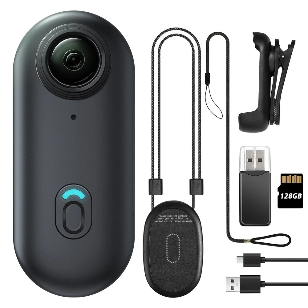 128GB FHD 1080P Mini Body Camera, Wearable Action Body Cam, Thumb Size Hands ...