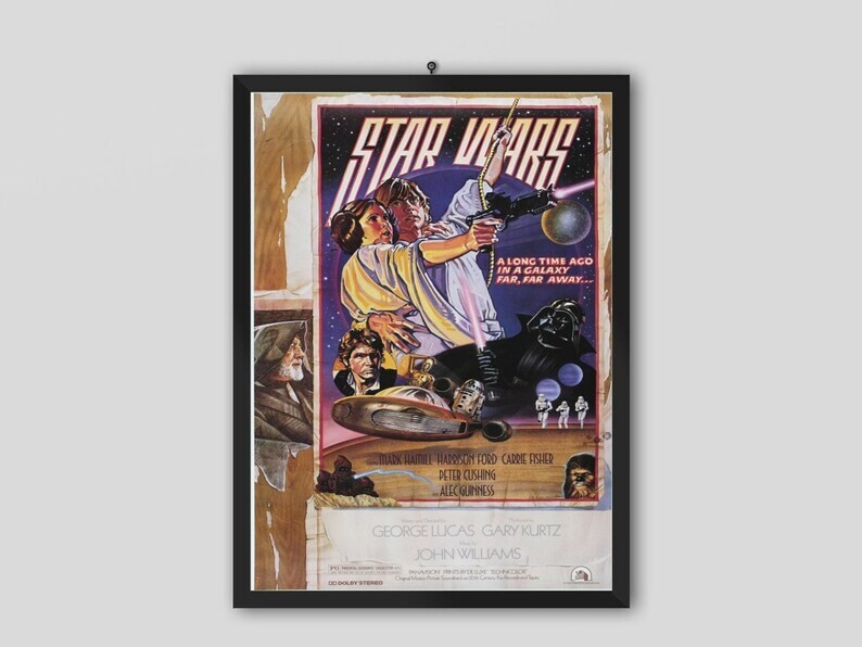 Star Wars Episode IV A New Hope 1977 Original Movie Poster