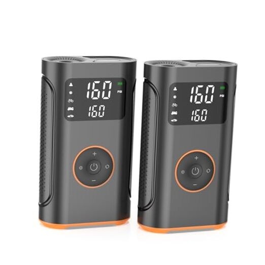 (New Upgrade)  Tire Inflator Portable Air Compressor A-portable Air Pump-2 Pack