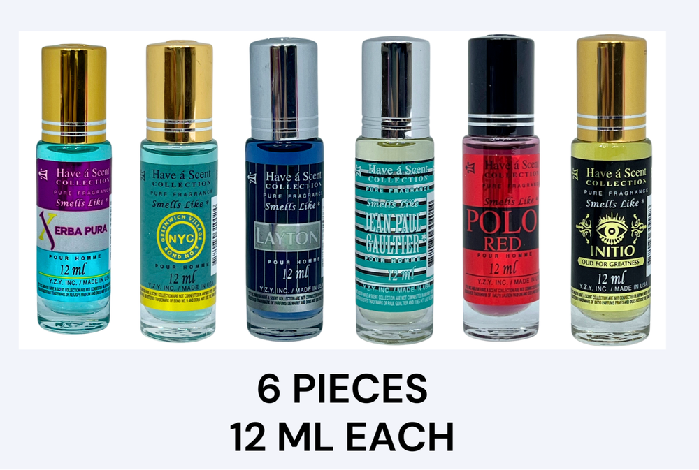 Men Assorted Roll On Oil 12 ML 6pc Limited Time Only-image