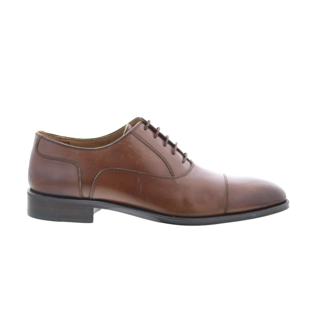 Pastori by Di Bianco Avitus Deco Mens Brown Oxfords & Lace Ups Cap Toe Shoes 9