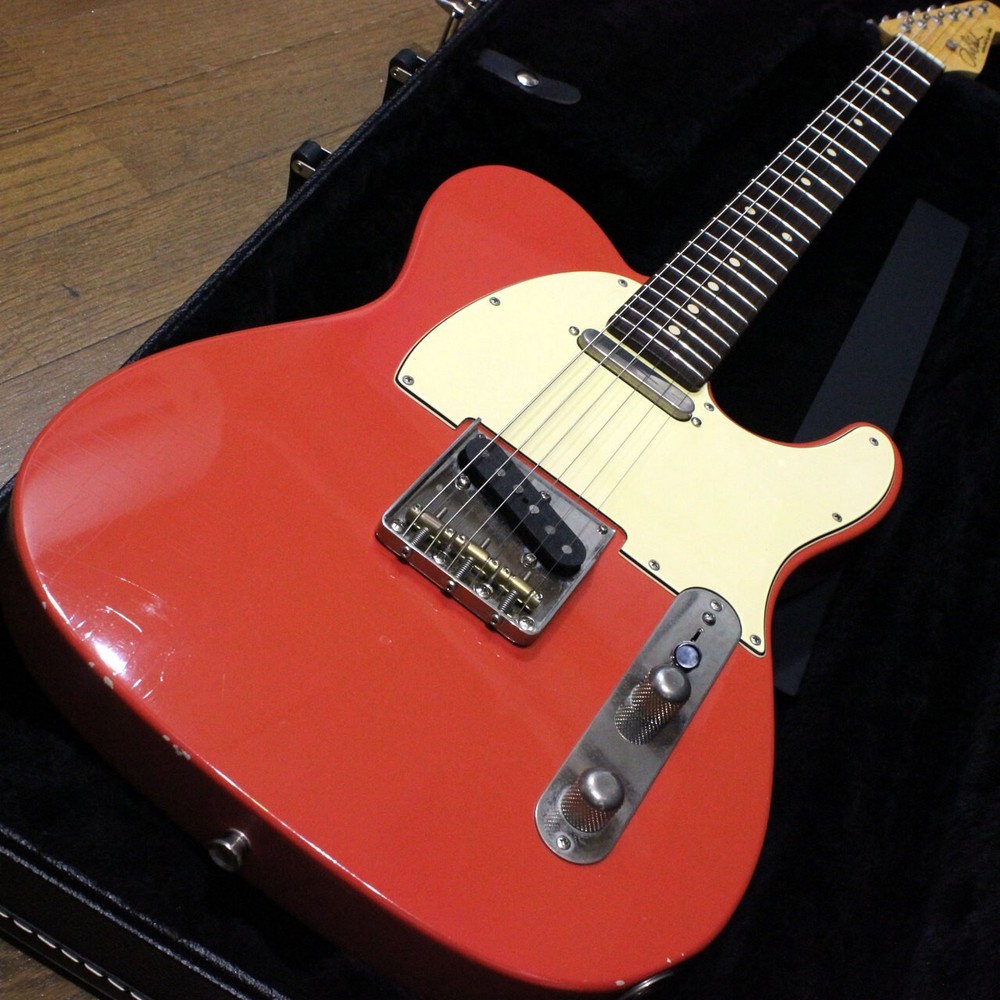 J.W.Black Guitars USA JWB-T Soft Aged Fiesta Red Lacquer 2016 electric guitar