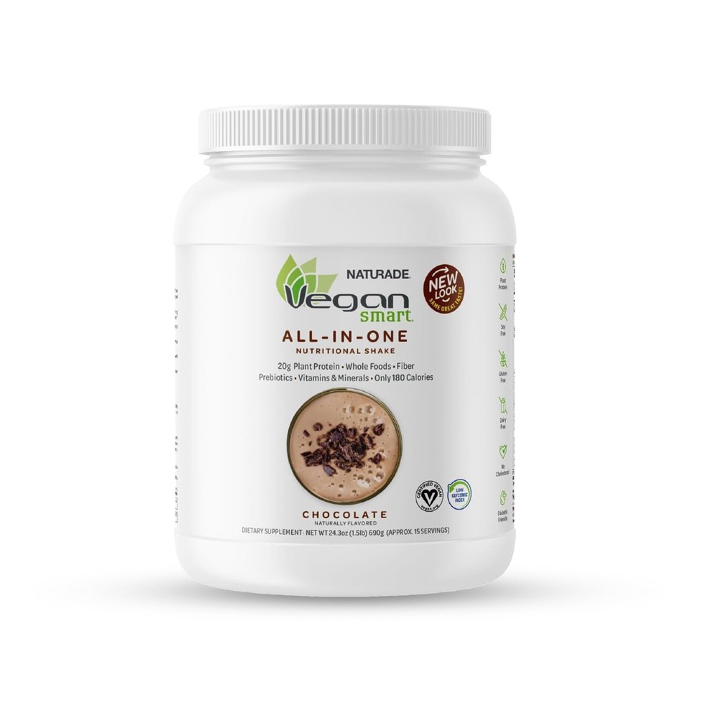 Naturade Plant Based Vegan Protein Powder - All-in-One Nutritional Shake Prot...