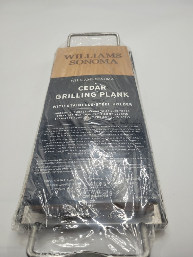 Williams Sonoma CEDAR GRILLING PLANK