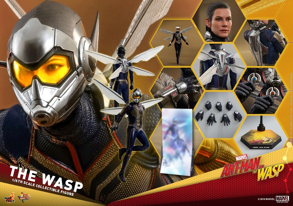 In Hand! New Hot Toys MMS498 ANT-MAN AND THE WASP 1/6 Wasp Action Figure