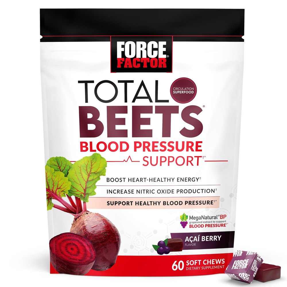 Total Beets Blood Pressure Support with Acai Berry – 60 Capsules