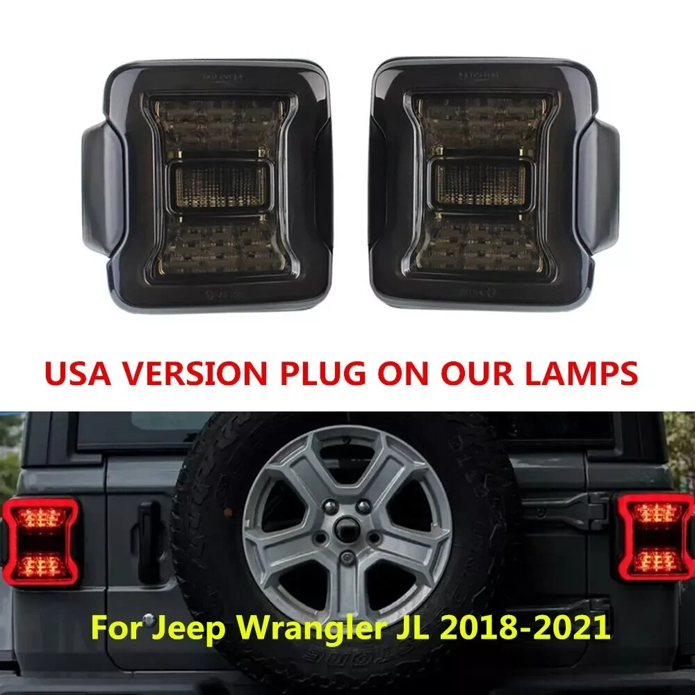 Jeep Wrangler JL 2018-2024 LED Tail Light Brake Turn Signal Assembly