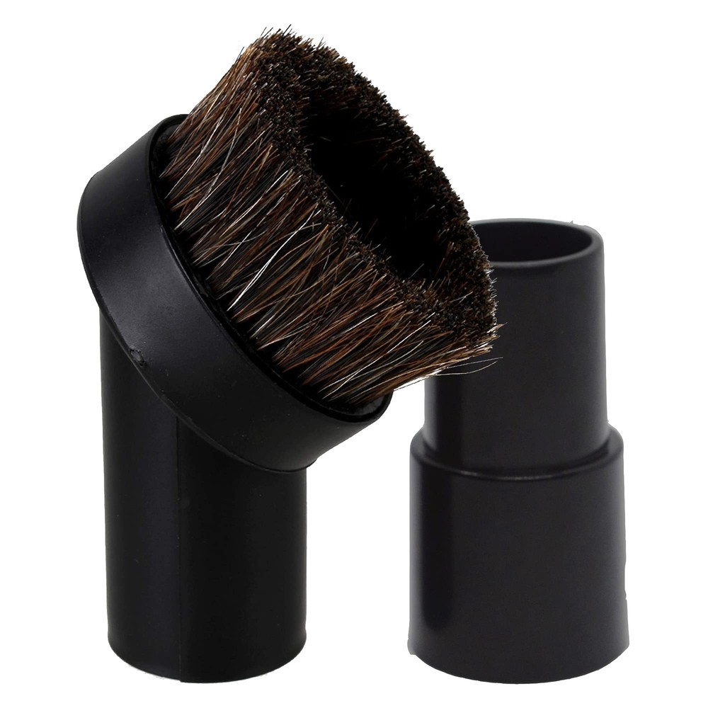 Round Dust Brush 25mm Soft Horse Hair 1.25” Vacuum Attachment with 1-1/4