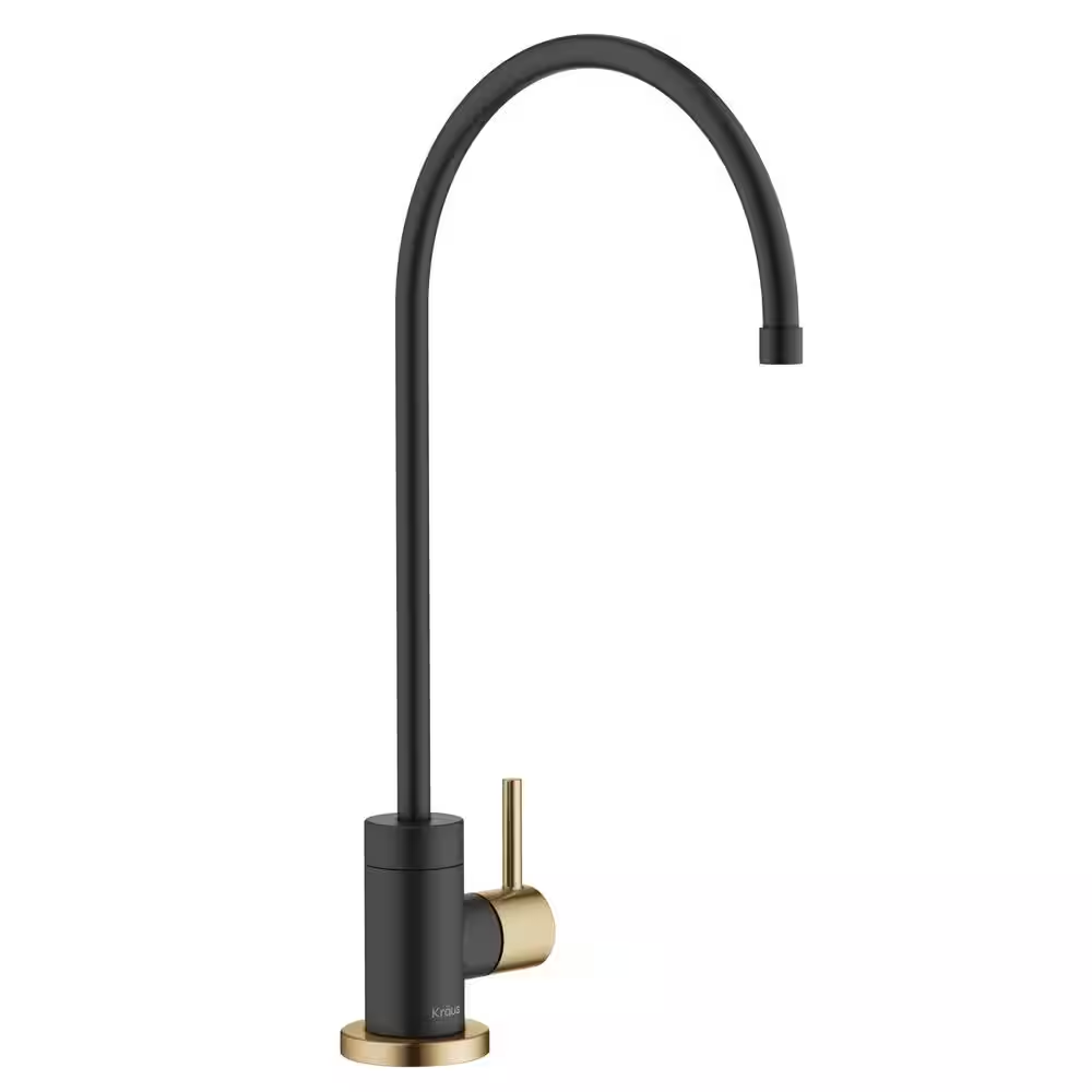 Purita Single Handle Drinking Water Filter Beverage Faucet In Brushed Brass/ma