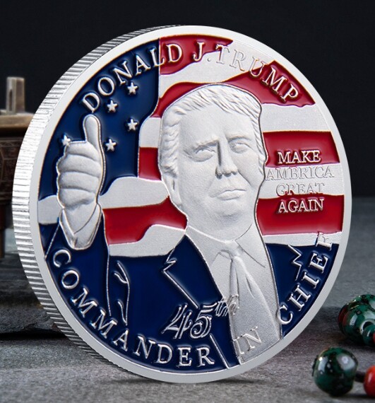 2024 President Donald Trump Commemorative Coin Take America Back Metal Coin