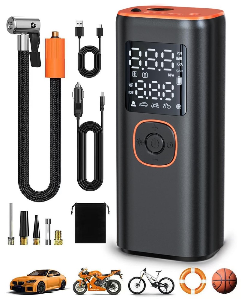 Portable 160PSI Tire Inflator Air Compressor for Car Tires Fast Inflation