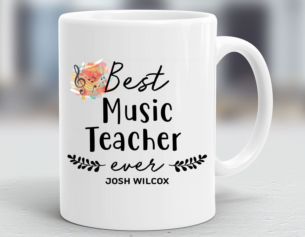 Personalized Music Teacher Mug Music Teacher Gift Gift Ideas For Music Teacher